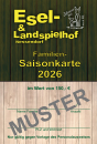 Personalisierte Familien-Saisonkarte 2026